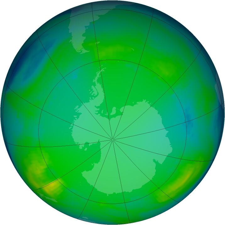 Ozone Map 1980-07-12